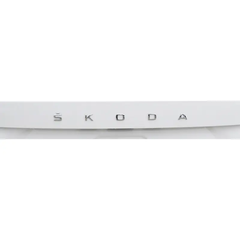 Original Skoda Schriftzug chrom Heckklappe Emblem Buchstaben Logo Preis Gesenkt