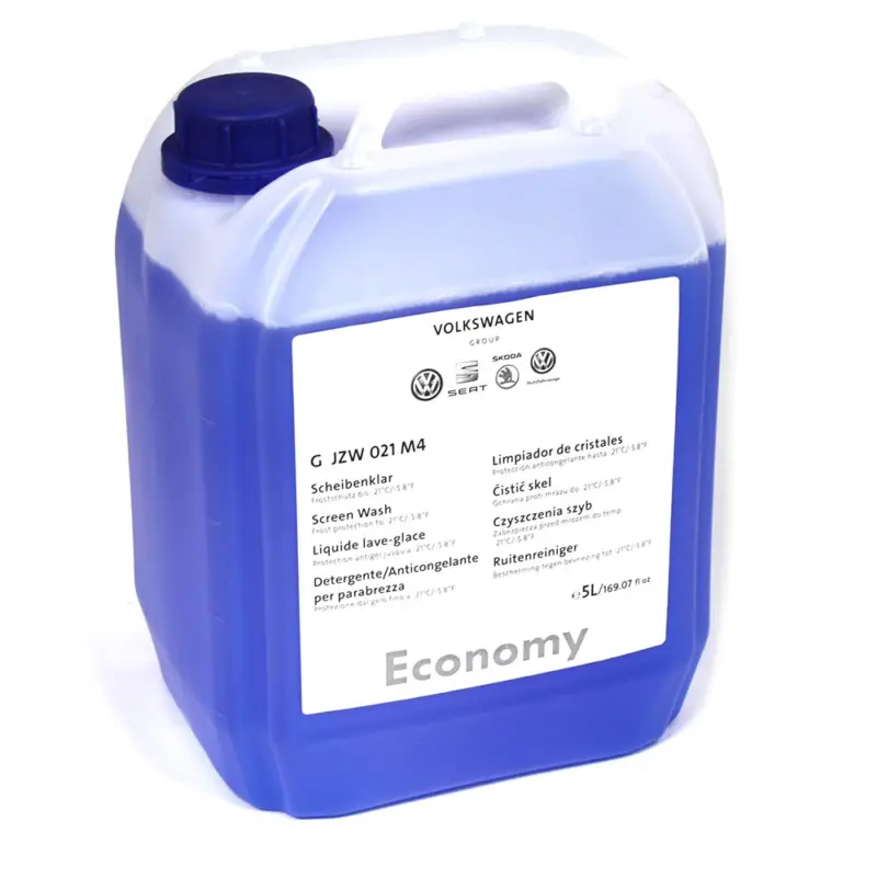Scheibenreiniger Original VW ECONOMY Scheibenklar -21°C Reinigungsmittel Frostschutz 5 Liter Sale