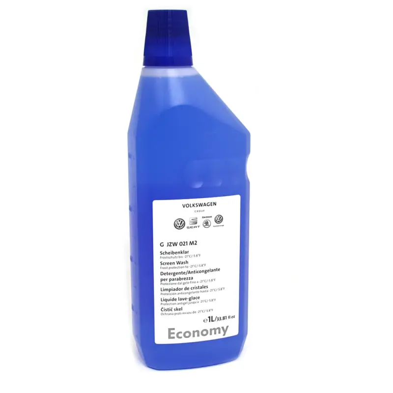 Billig Original VW ECONOMY Scheibenklar -21°C Reinigungsmittel Frostschutz Reiniger 1 Liter