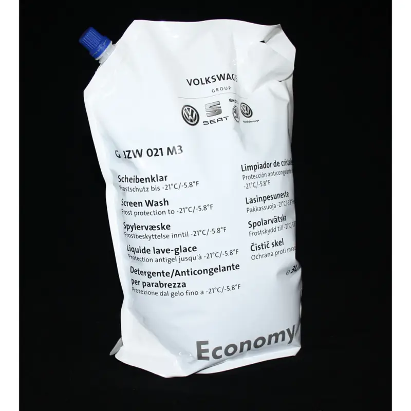 Versand Am Gleichen Tag Original VW ECONOMY Scheibenklar -21°C Reinigungsmittel Frostschutz Scheibenreiniger 3 Liter