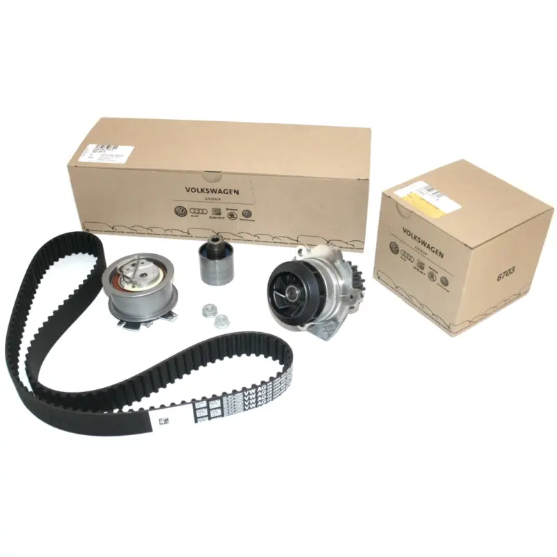 Zahnriemensatz Wasserpumpe TDI Original VW Audi Zahnriemenwechsel 038198119A Echt