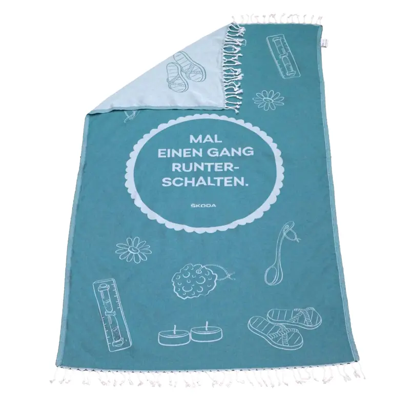 Original Skoda Hamamtuch Strandtuch Badetuch Ocean Towel Handtuch 180x100cm MVF11-100 Neue Kollektion