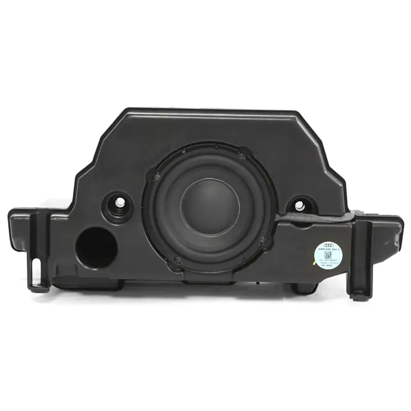 Original Audi Lautsprechergehäuse Lautsprecher branded Kofferraum Subwoofer 8W9035382C Markenprodukt