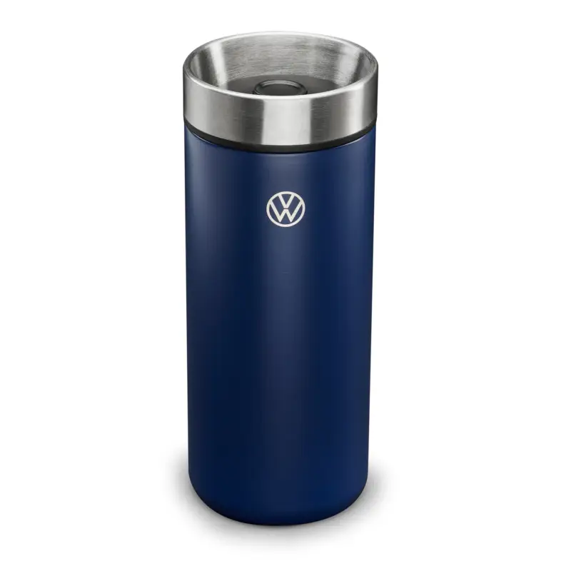 Original VW Thermobecher Trinkbecher Edelstahl blau 330069604A287 Preis Gesenkt