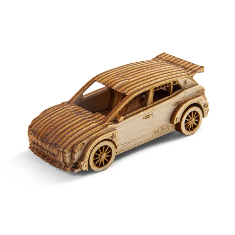 Original Skoda Puzzle Miniatur 3D-Holzpuzzle Fabia RS Rally2 6U0087558D Top-Preis