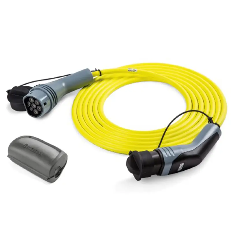 Wochenendangebot Original Skoda Ladekabel Elektroauto Mode 3 Ladesäule Typ 2 Stecker AC-Charger Wallbox 5LA054412H