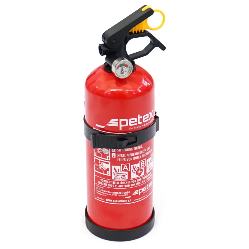 Original Hyundai Feuerlöscher 1 kg ABC Pulverlöscher Sicherheit DIN EN3 9999Z06025 Neu