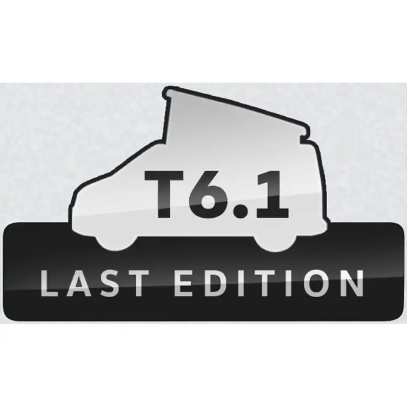 Original VW Schriftzug T6.1 California Last Edition Emblem B-Säule Dekorfolie Aufkleber Direktkauf
