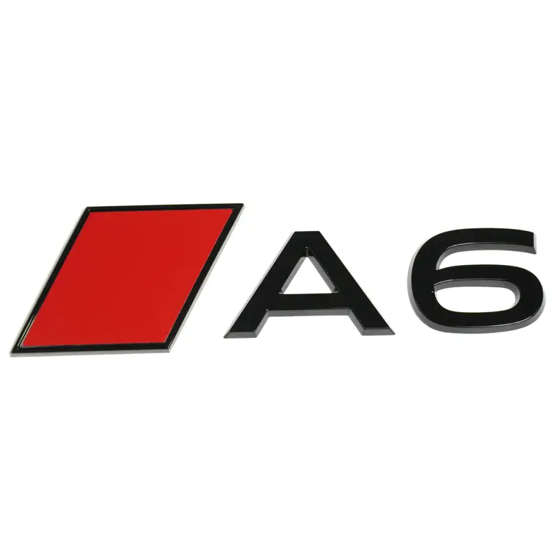 Angebot Original Audi A6 Schriftzug Emblem Audi Sport Raute Aufkleber Heckklappe schwarz 85E853740A5FQ