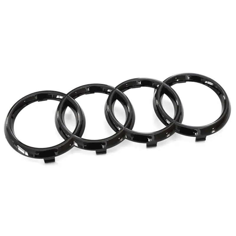 Original Audi e-tron GT Zeichen Kühlergrill Ringe Black Edition Emblem Blackline Logo schwarz Top-Angebot