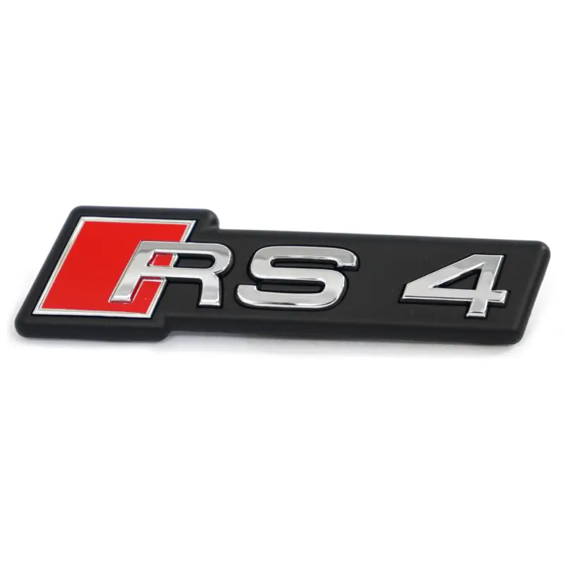 Original Audi RS4 (8W) Schriftzug Kühlergrill Emblem Logo Plakette chrom 8W0853736H2ZZ Kracherpreis