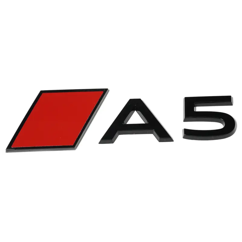 Original Audi A5 Schriftzug Emblem Audi Sport Raute Aufkleber Heckklappe schwarz 8B3853740A5FQ Preis Gesenkt