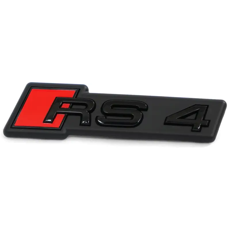 Neu Im Sortiment Original Audi RS4 (8W) Schriftzug Black Edition Kühlergrill Emblem Logo schwarz 8W0853736HT94