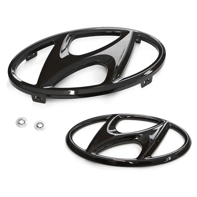 Original Hyundai i30 (PD) Facelift Logo Emblem 2-teilig Schriftzug schwarz 9999Z057237 Sofort Bestellen