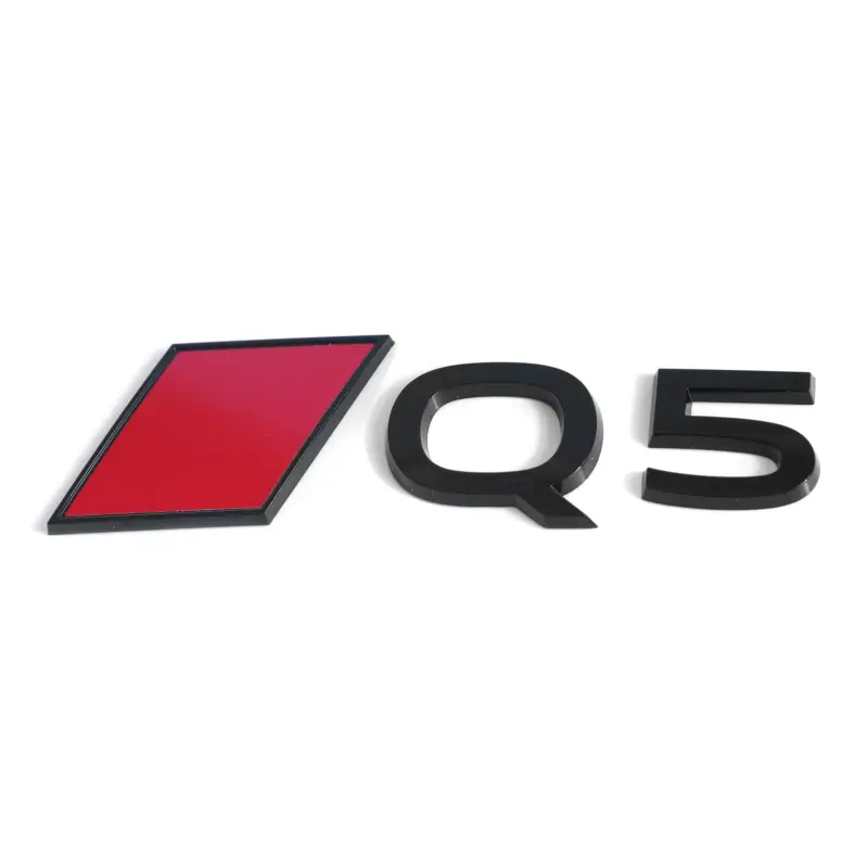 Original Audi Q5 Schriftzug Audi Sport Raute Emblem Black Edition schwarz 8MA853740A5FQ Bestseller