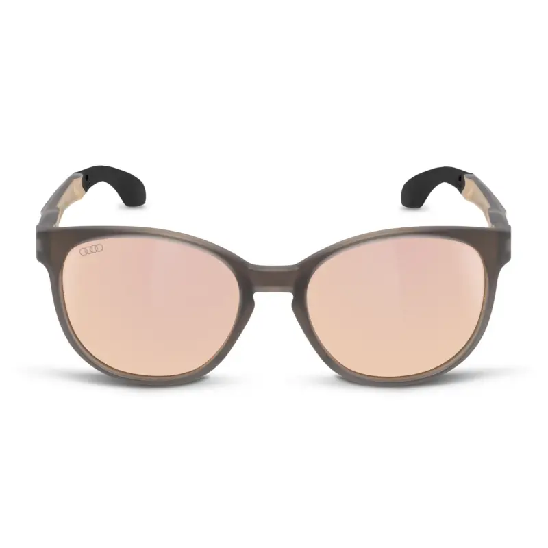 Original Audi Sonnenbrille Brille Ringe Logo hellbraun/gold 3112400600 Preis Gesenkt
