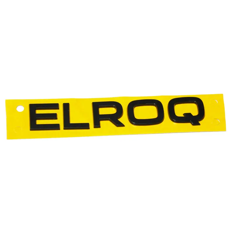 Original Skoda ELROQ Schriftzug Aufkleber Emblem Modellbezeichnung schwarz 5LJ853687A041 Preisknaller