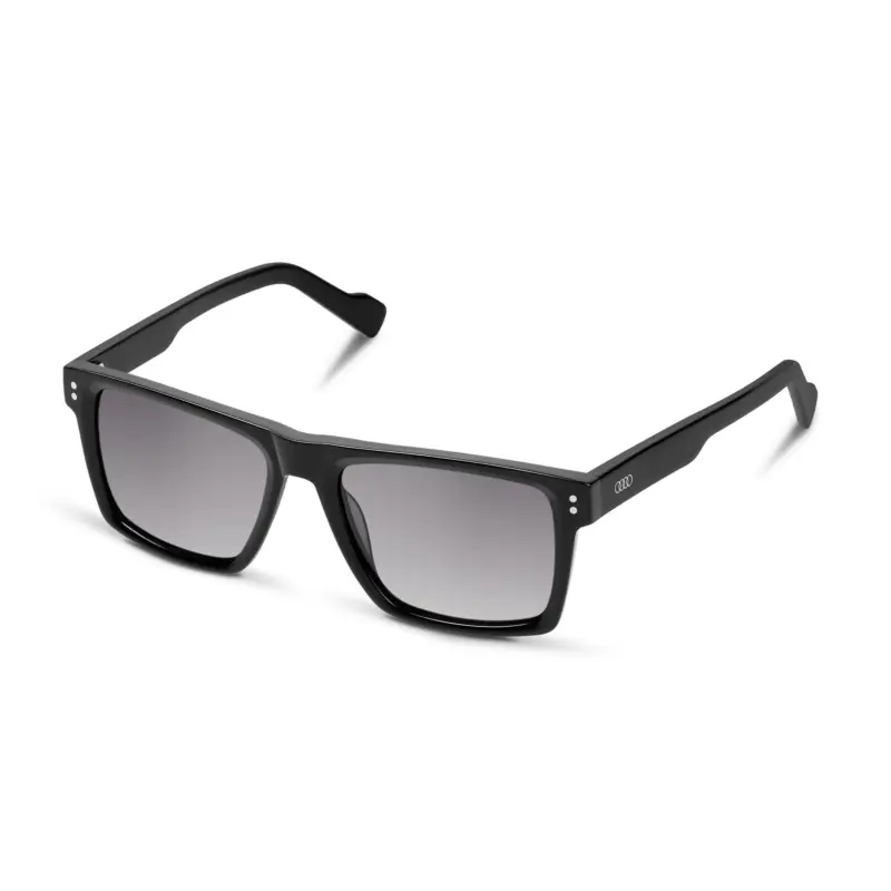Original Audi Sonnenbrille Brille Ringe Logo schwarz 3112600400 Wochenendangebot