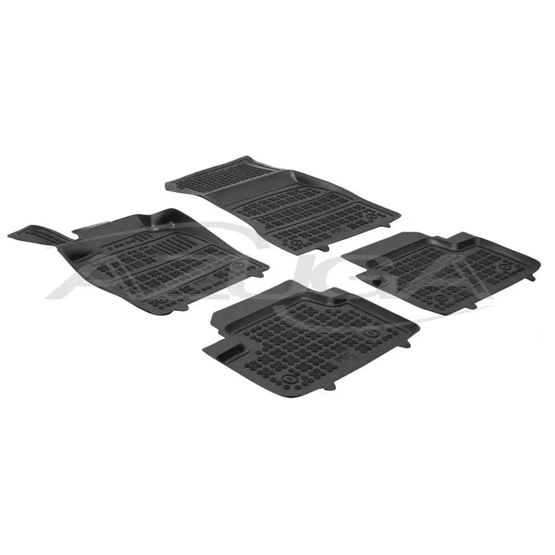 Expressversand Hohe Gummi-Fußmatten passend für BMW 5er Limousine (G60)/i5 Limousine ab 10/2023/Touring (G61) ab 5/2024/i5 ab 2024