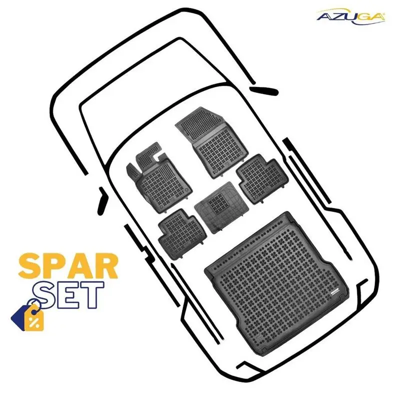 Begrenztes Angebot Gummi-Kofferraumwanne + Gummimatten passend für Opel Astra L Sports Tourer ab 10/2022/Peugeot 308 SW ab 2022