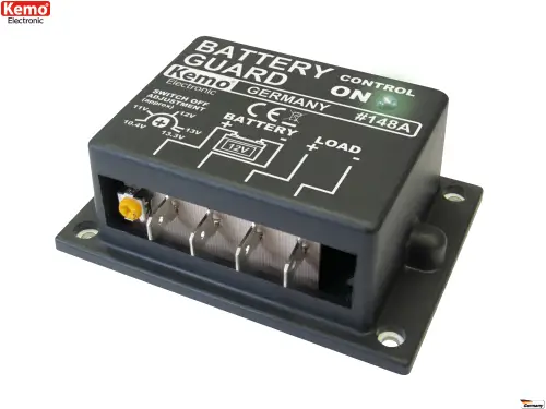Zertifiziert Batteriewächter Akkuwächter 12 V Tiefentladeschutz zb für KFZ max 20A Kemo M148A