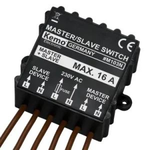 Letzte Chance Master Slave Schaltmodul 230V AC max 15A Schaltleistung M103N Kemo