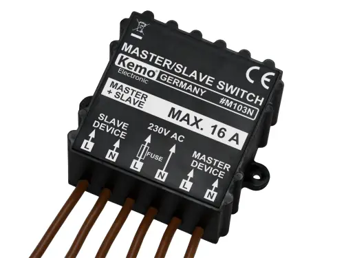 Letzte Chance Master Slave Schaltmodul 230V AC max 15A Schaltleistung M103N Kemo