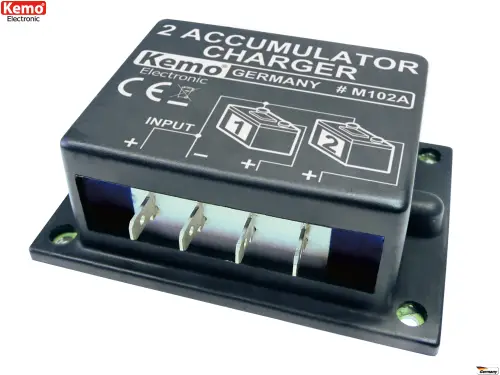Zweit Akkulader Laderegler Ladeweiche Akkuweiche 6V - 24V max 20A Kemo M102A Preis Gesenkt