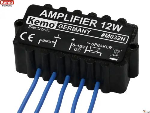Jetzt Kaufen 12Watt Verstärker Mono Modul 6V - 16V M032N Kemo