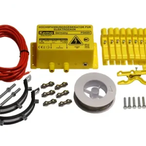Neue Kollektion Hochspannung Marder & Waschbär Abwehr Schutz FG025SET für Regenrinne & Co Kemo