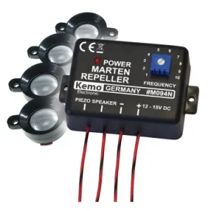 Marderabwehr Marderstopp Marder Stopper 12V - 15V DC M094N Kemo Solange Der Vorrat Reicht