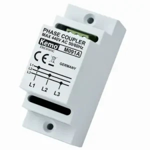 Phasenkoppler Netzwerkkoppler für Netzwerke übers Stromnetz Hutschienenmontage M091A Kemo Garantierte Lieferung