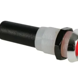Blinkende rote LED für 12V DC mit Fassung und Kabel Alarmblinker für KFZ, Camping & LKW Sonderangebot
