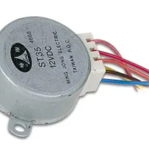 Wochenendangebot Motor Steppermotor Schrittmotor 12V DC 60mA (Winkel 7,5° / 48 Schritte) Velleman MOTS2
