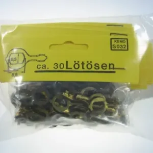 Billig Lötösen für S030 Platinenflachstecker ca 30Stck S032 Kemo