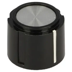 Heißes Angebot 20mm Drehknopf mit Madenschraube und 6mm - 6,35mm Achsaufnahme