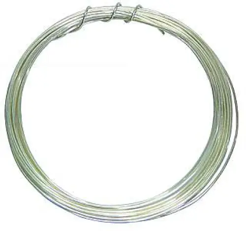 (4,48 EUR pro 1m) Kupferdraht versilber Durchmesser 1,5mm Länge 2m KS015 Kemo Preisknaller