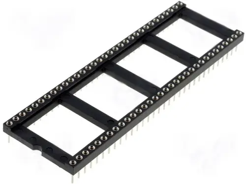 Neue Kollektion IC Sockel DIP Fassung mit Rundpins Rundbuchse 64 polig