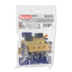 Elektrolytkondensator Kondensator Sortiment 50 Stück gemischt Kemo S005 Super-Preis