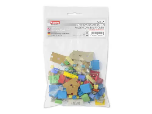 Folienkondensatoren Sortiment 100 Stck. S052 Kemo Direkt Vom Hersteller
