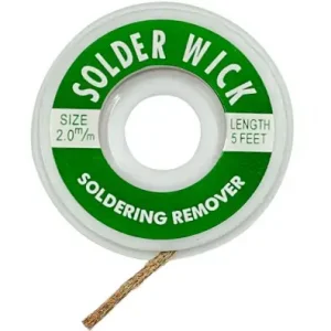 (1,33 EUR pro 1m) Entlötlitze 2,0mm x 1,5m aus Kupfer saugstark Versand Am Gleichen Tag