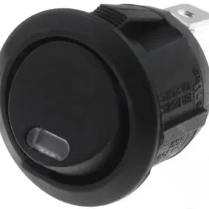 Wippentaster Taster rund mit Kontrolleuchte rot für 12V DC Bestpreis