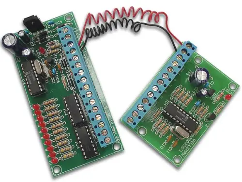 2 Draht Fernbedienung 10 Kanal 12V DC K8023 Velleman Bausatz WHADDA WSRC8023 Schnäppchen