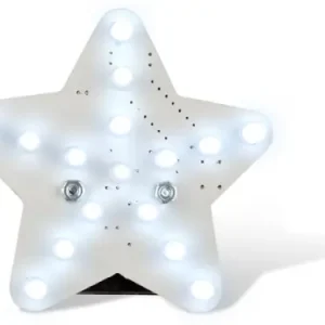 Blinkender LED Stern mit 16 weißen LEDs mit 14 Effekten MK199W Velleman Bausatz WHADDA WSL199 Billig